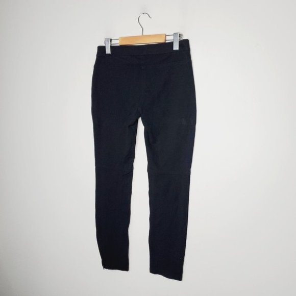 Theory Pants Skinny Ankle Zip Front Pocket Work Career Lady-like Stretch Black 6 - Picture 5 of 12